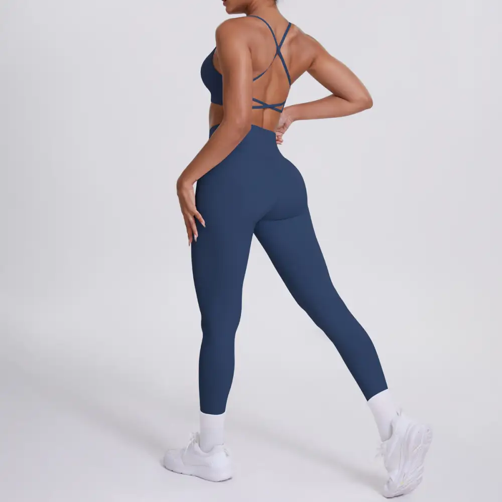 Quick-Dry Backless Two-Piece Activewear Active Set