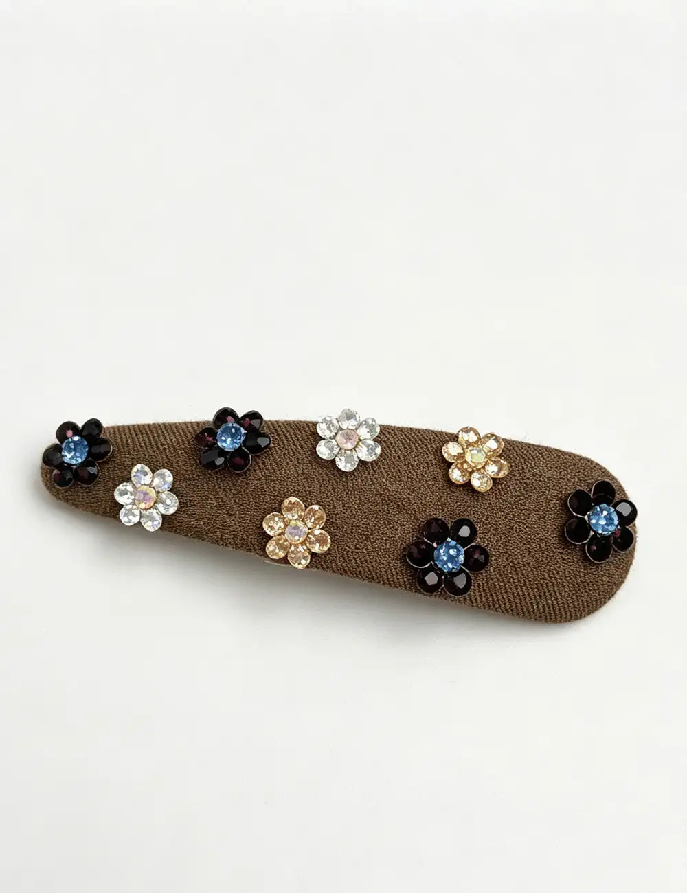 Floral Embellished Barrette Hair Clip