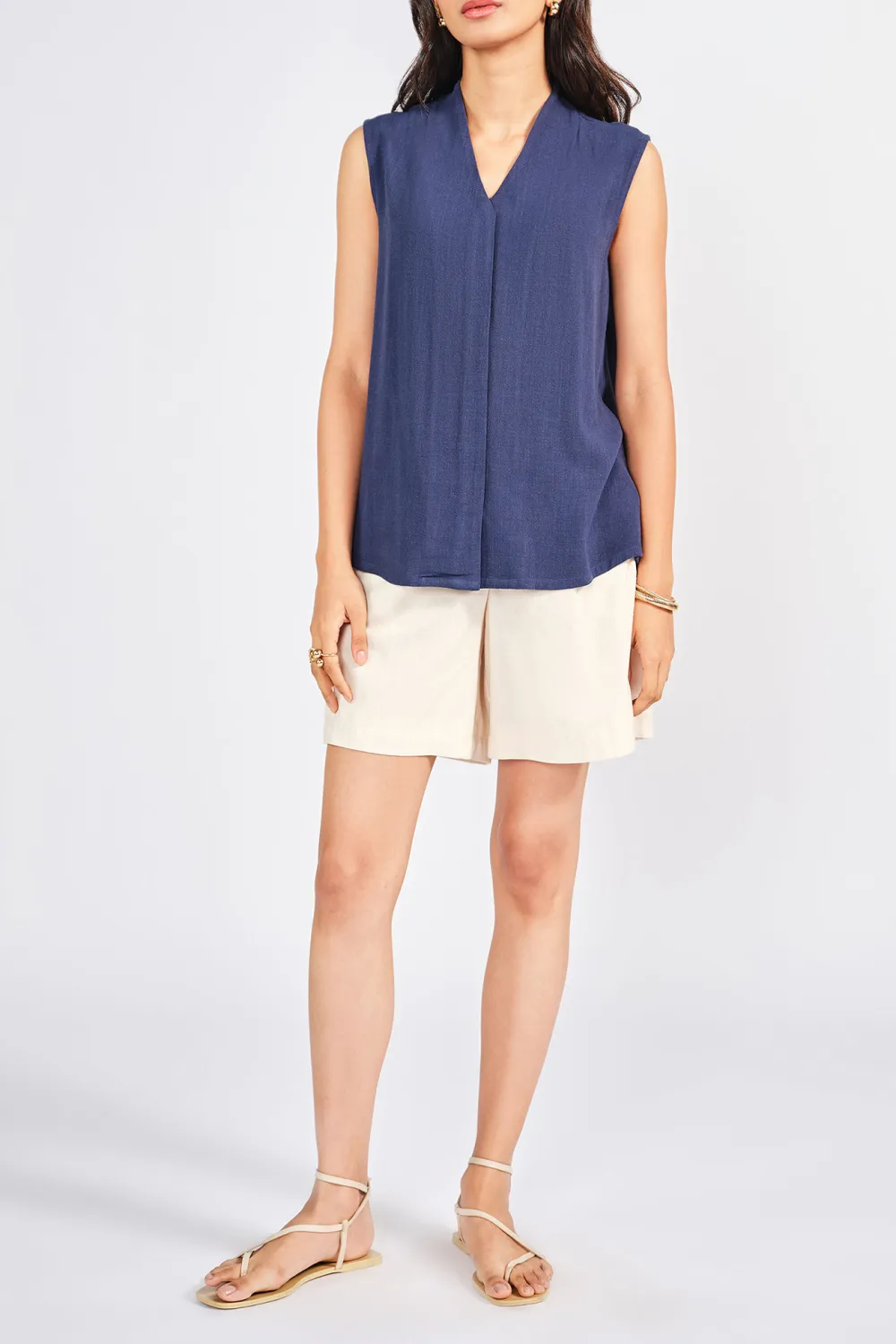 V-Neck Casual Style Top