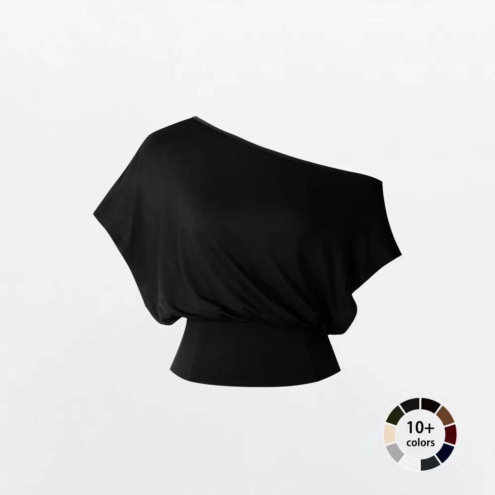 Women's Off-Shoulder Cropped Top