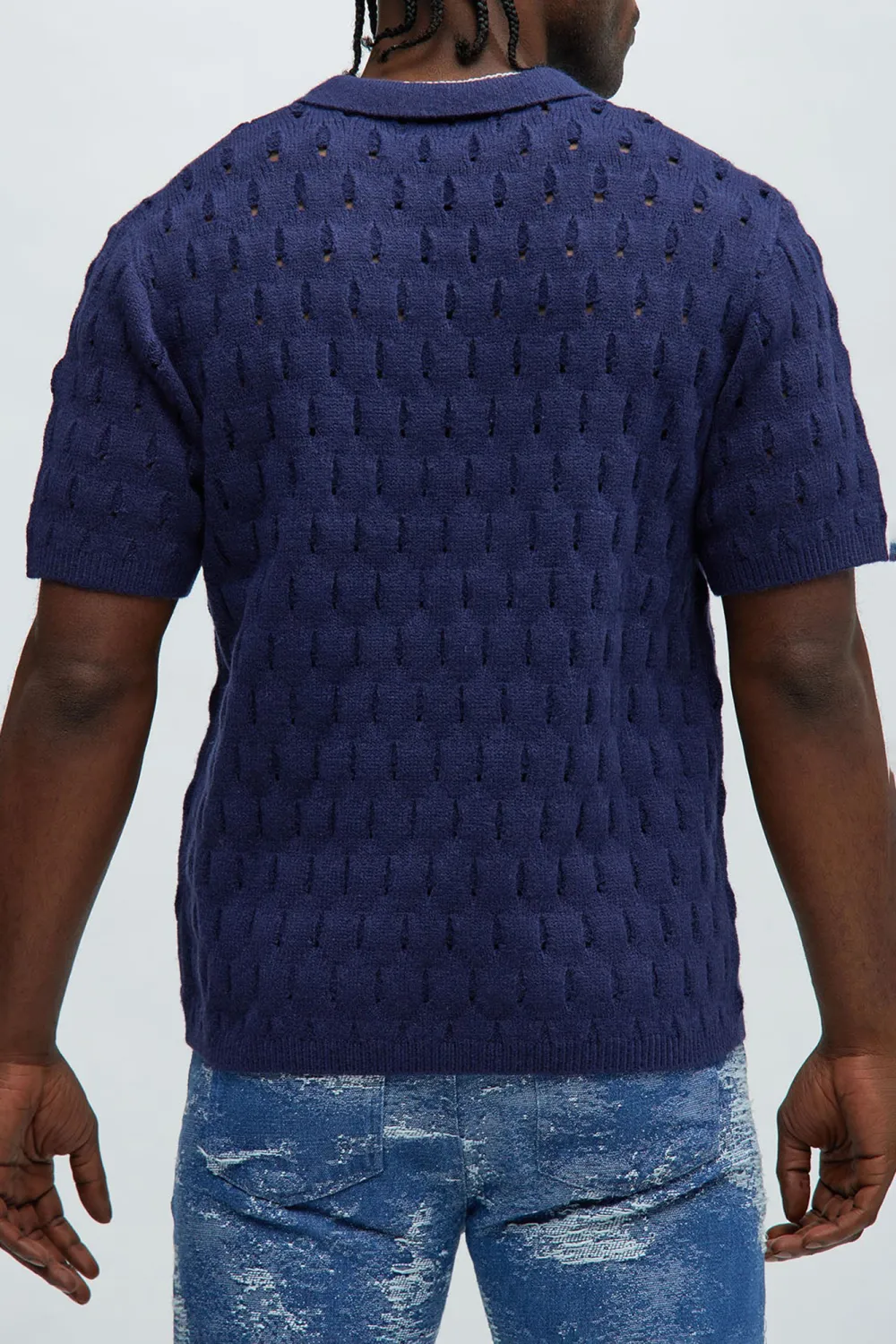 Hollow Textured Polo