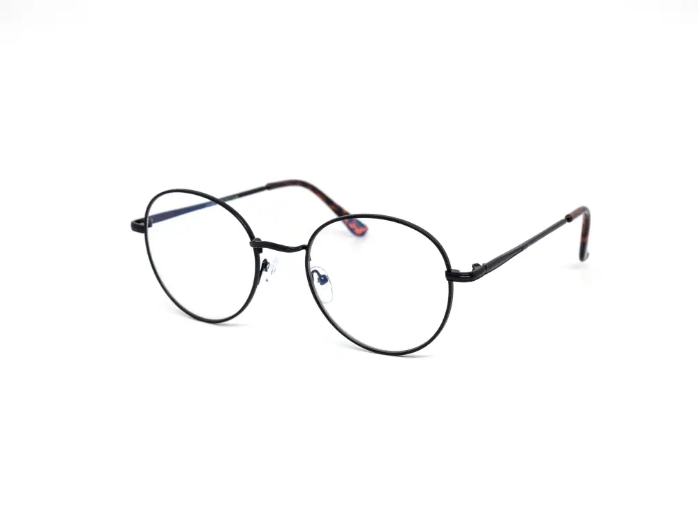 12-Pack Classic Metal Round Blue Light Glasses