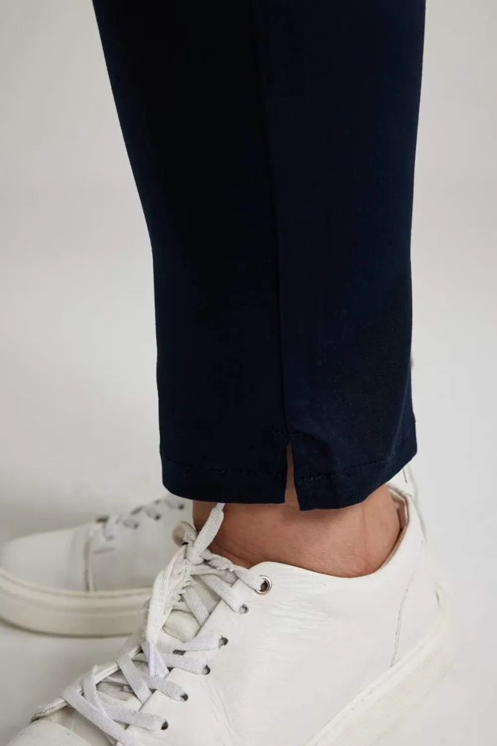 Normal Waist Satin Trousers