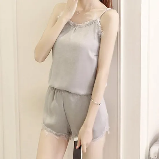 Lace Trimmed Sleep Set