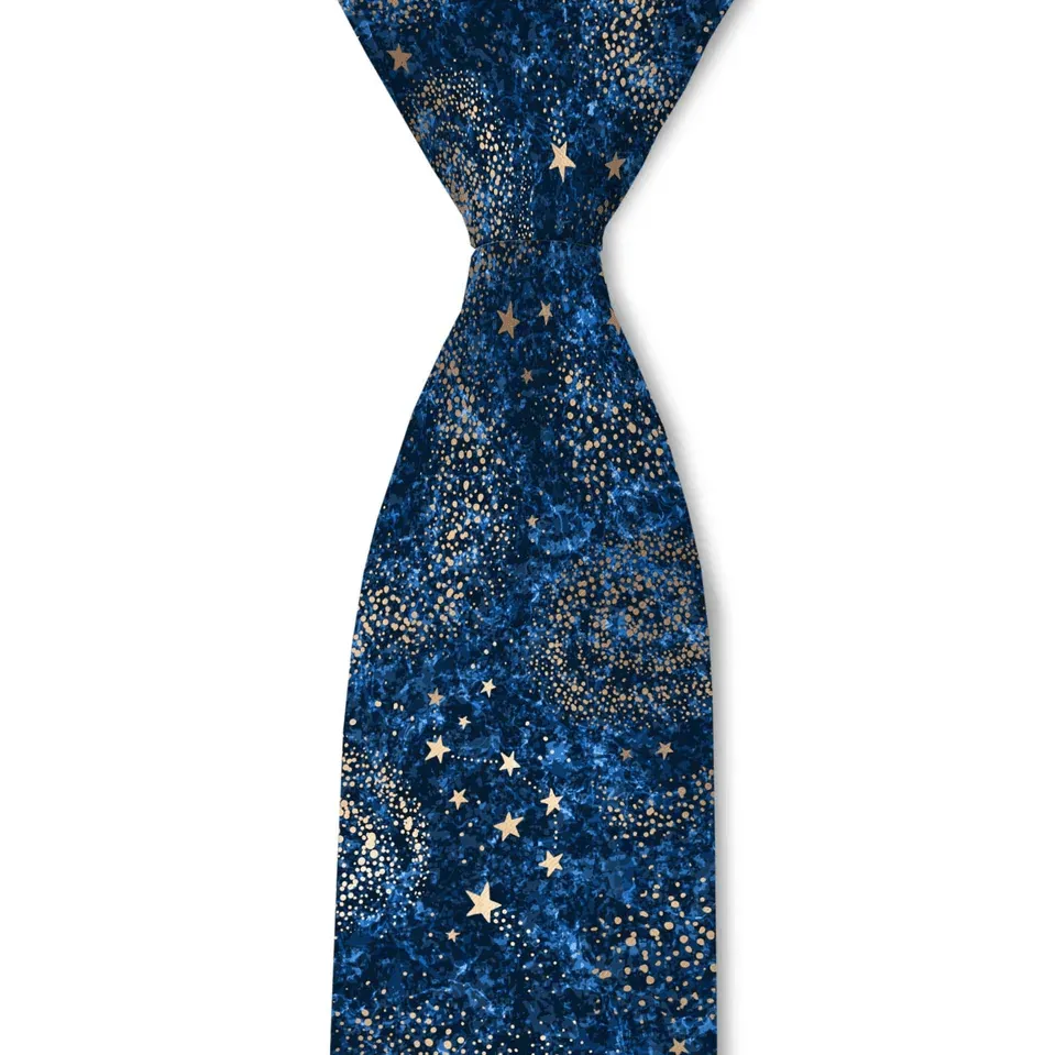 Celestial Novelty Pattern Necktie