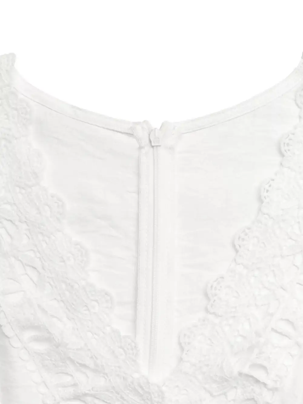 Lace Trim Wide Leg Jumpsuit
