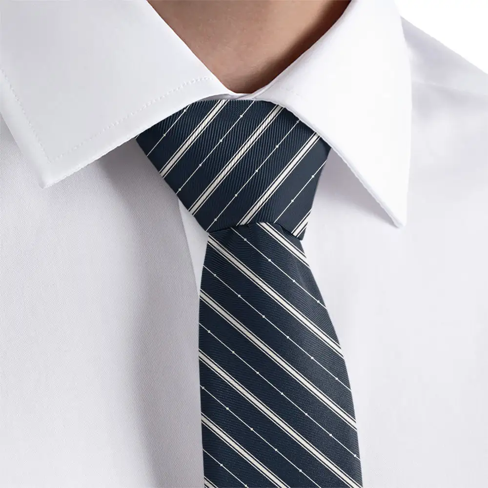 Refined Stripe Statement Necktie