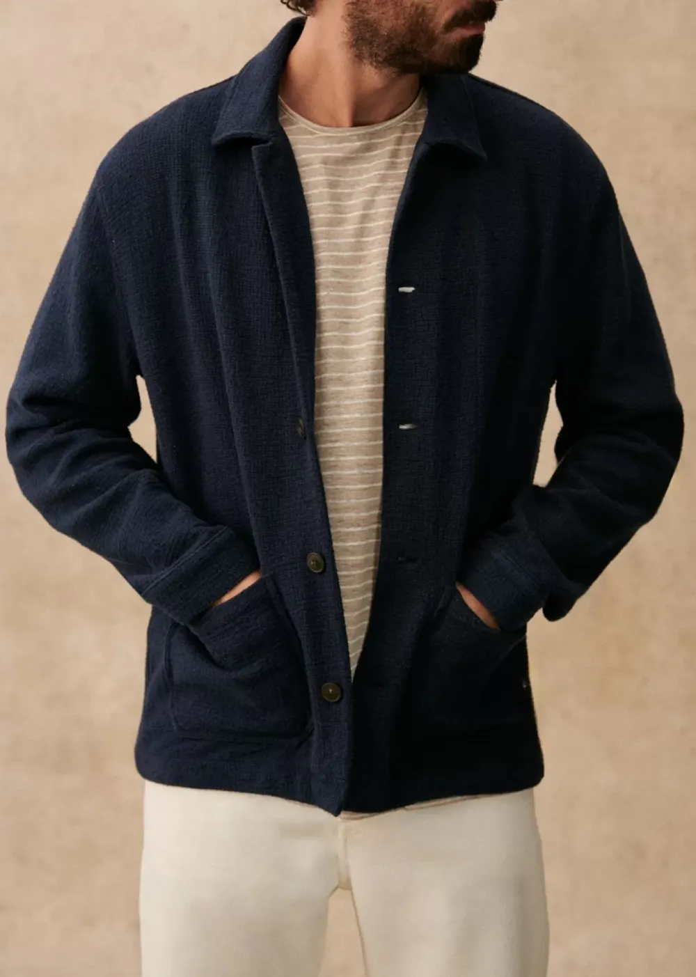 Lapel Slight Stretch Jacket