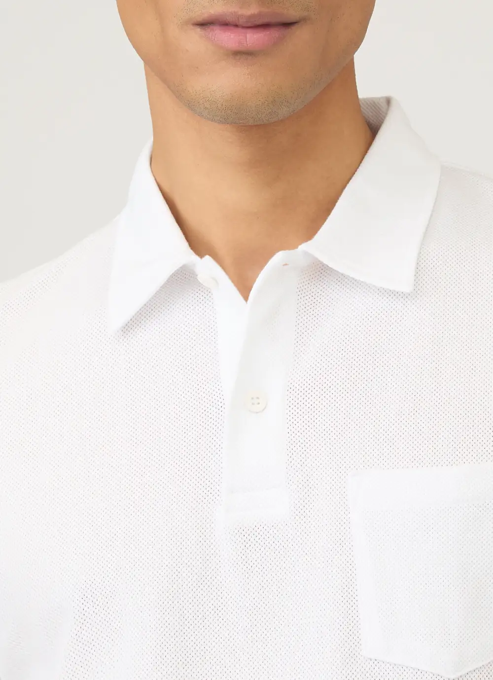 Polished Everyday Slim Fit Mesh Cotton Short Sleeve Polo Shirt
