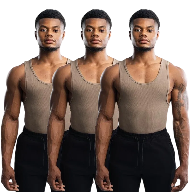 9PACK-Tank Top - Men's Shirt with Classic Design Fitness Wear Athletic Wear