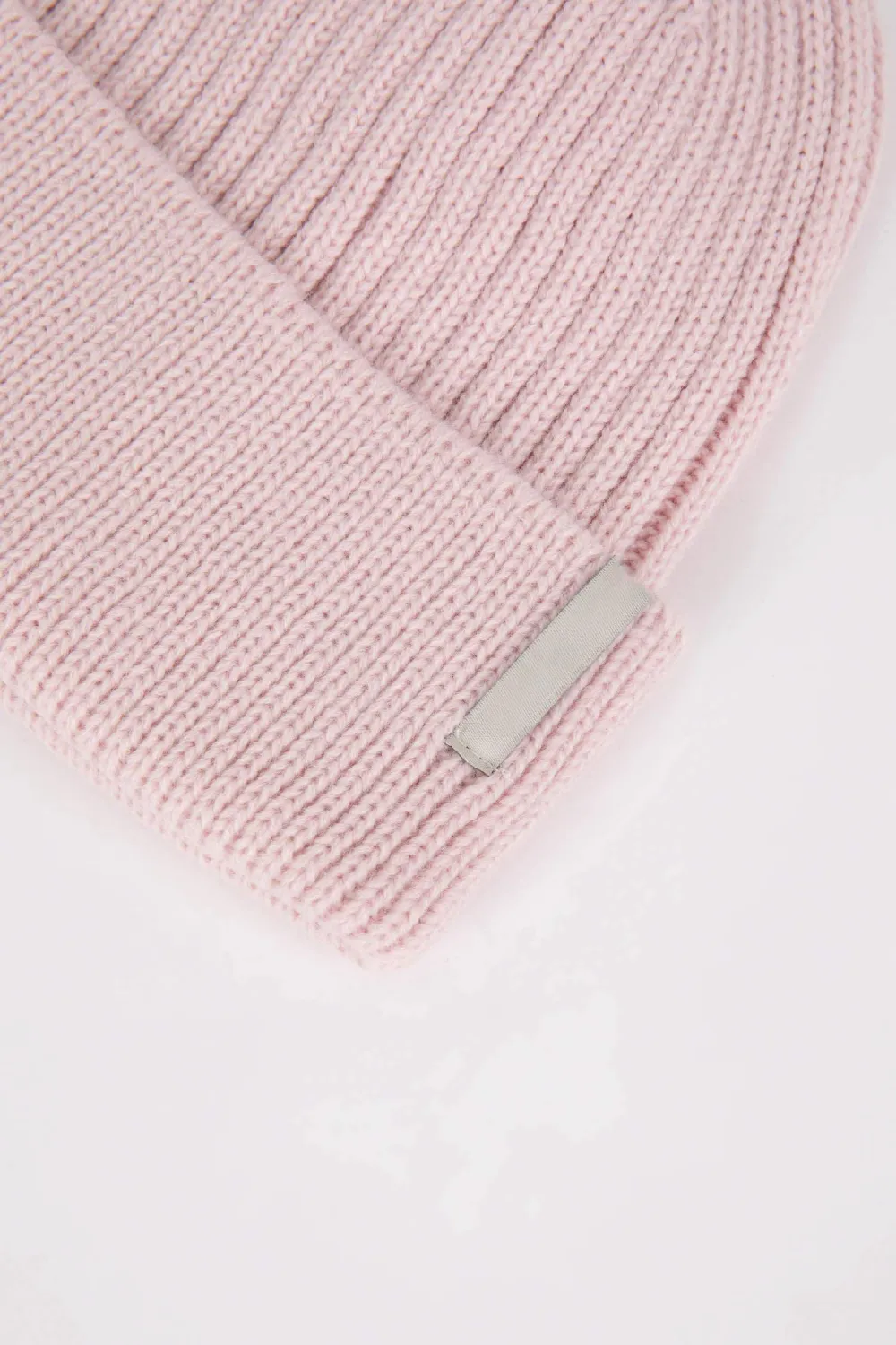 Pink Knitted Cap in Sweet Style
