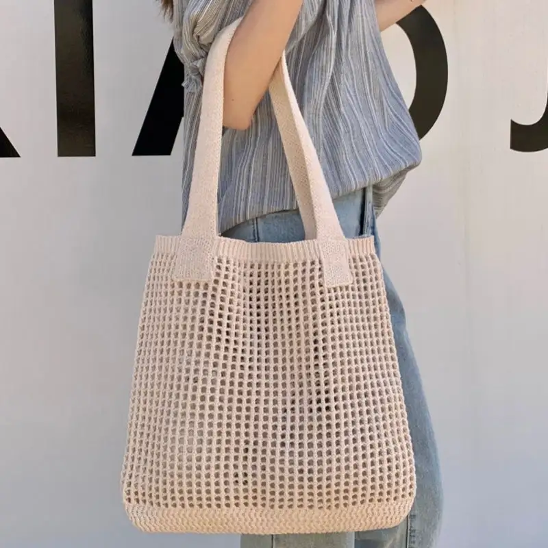 Crochet Tote Bag Niche Knitted Bag