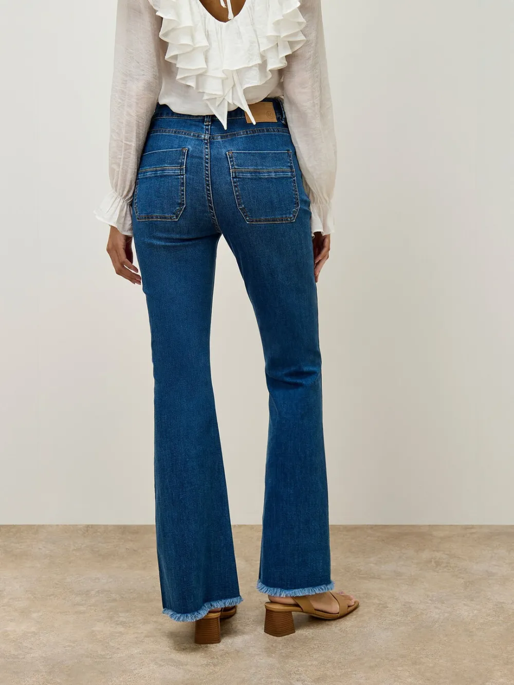 Retro High-Rise Flare Jeans
