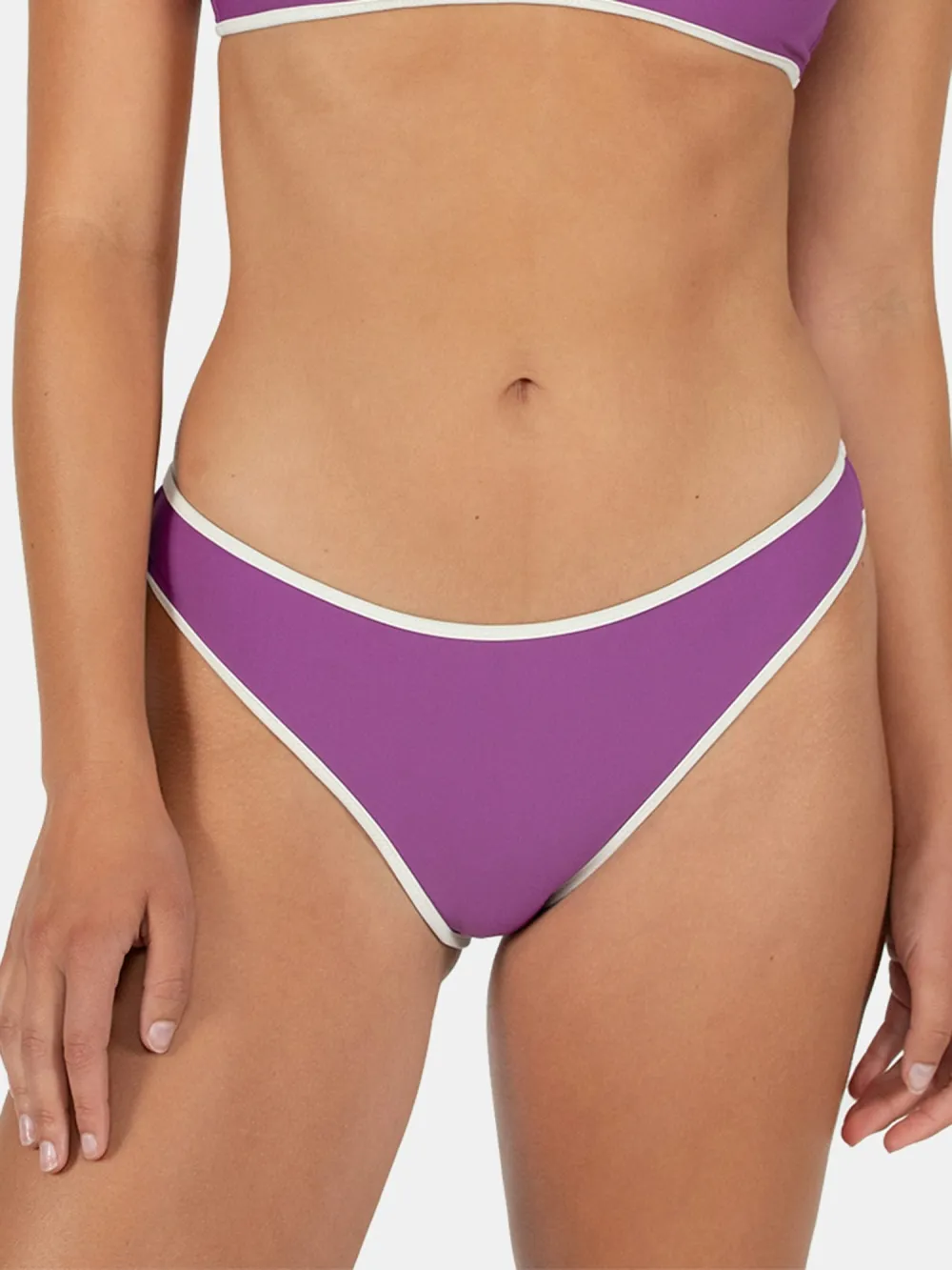 Color Blocking V-Shaped Bikini Bottoms