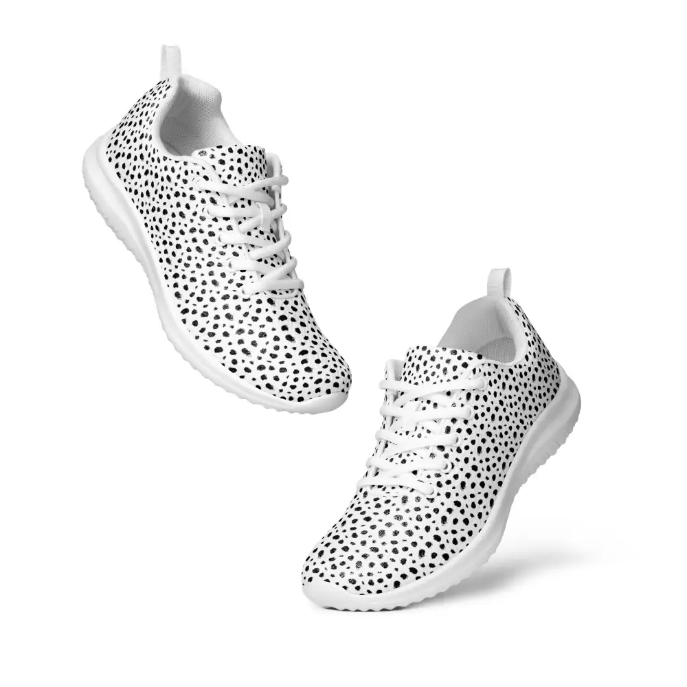 Dot Pattern Lightweight Casual Sneakers