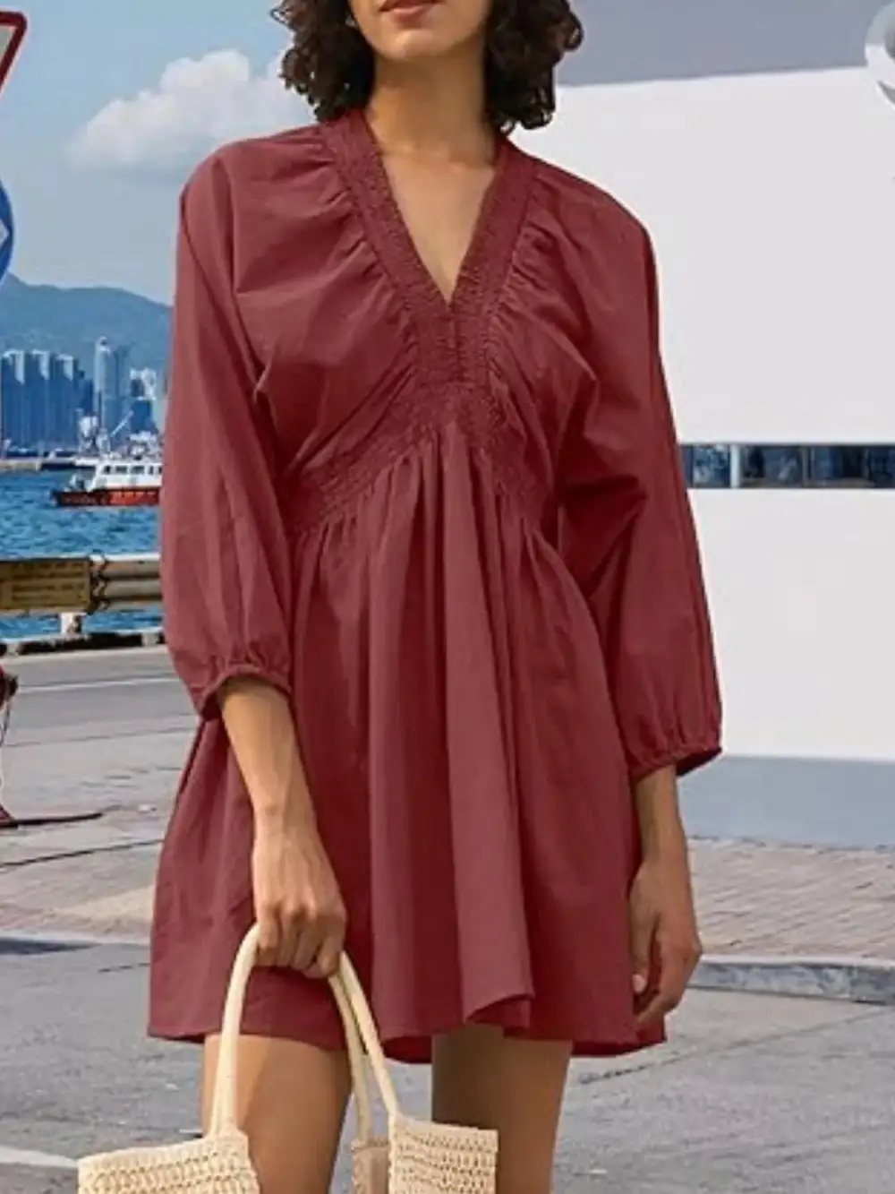 Soft Mini A-Line Dress