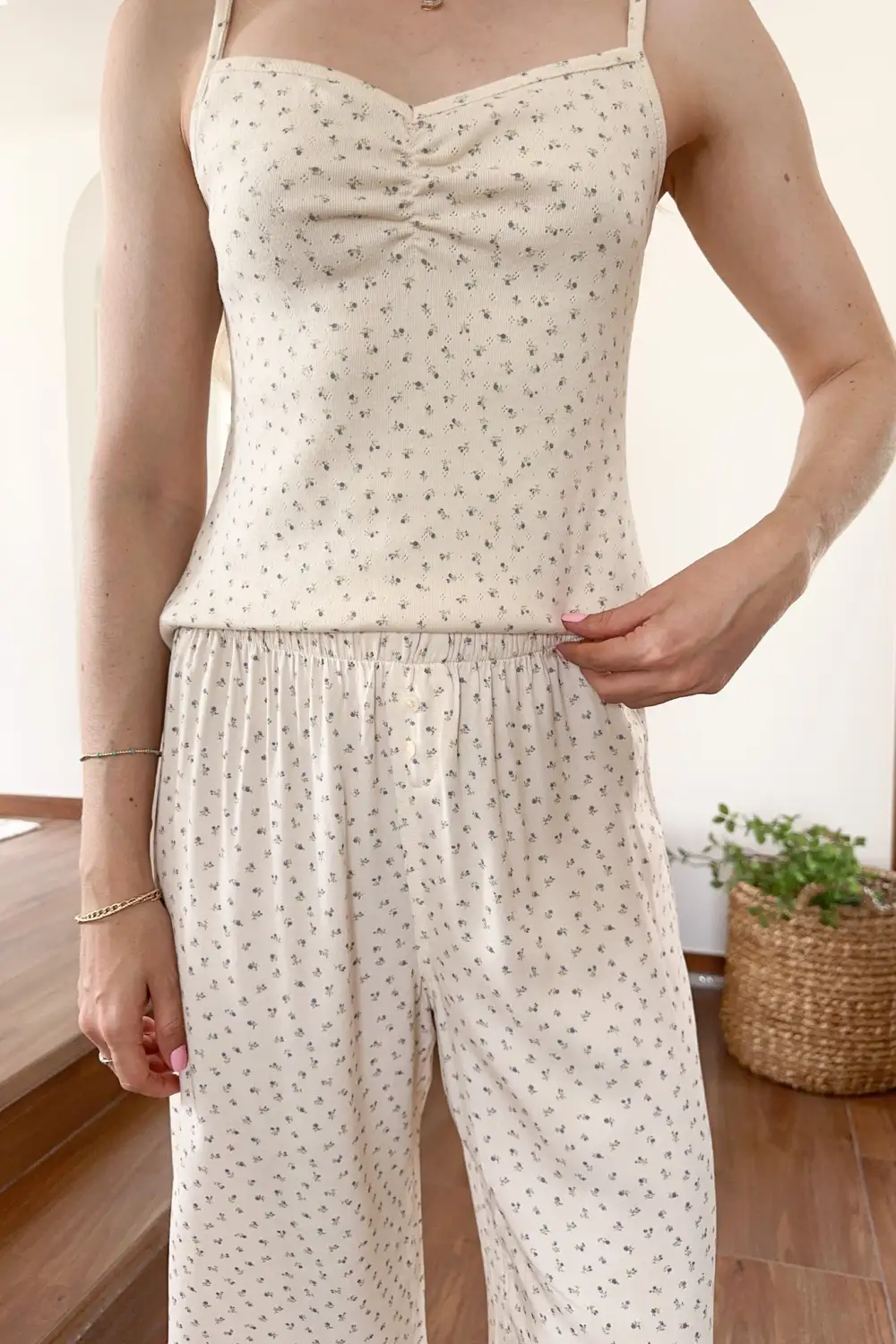 Tailored Floral Lounge Pants