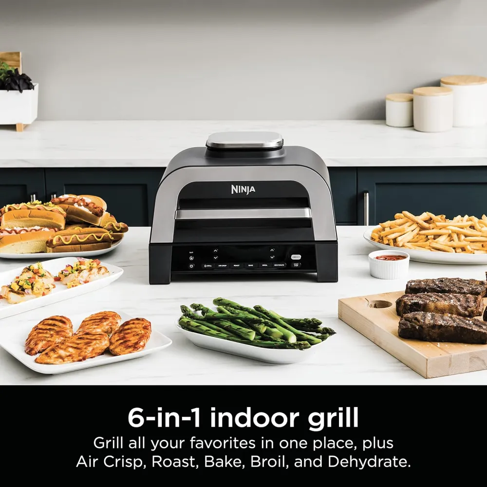 Ninja EG201 Foodi 6-in-1 Indoor Grill with Air Fry