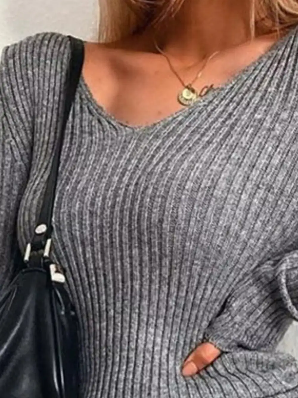 Ribbed Knit Drawstring Sweater Dress