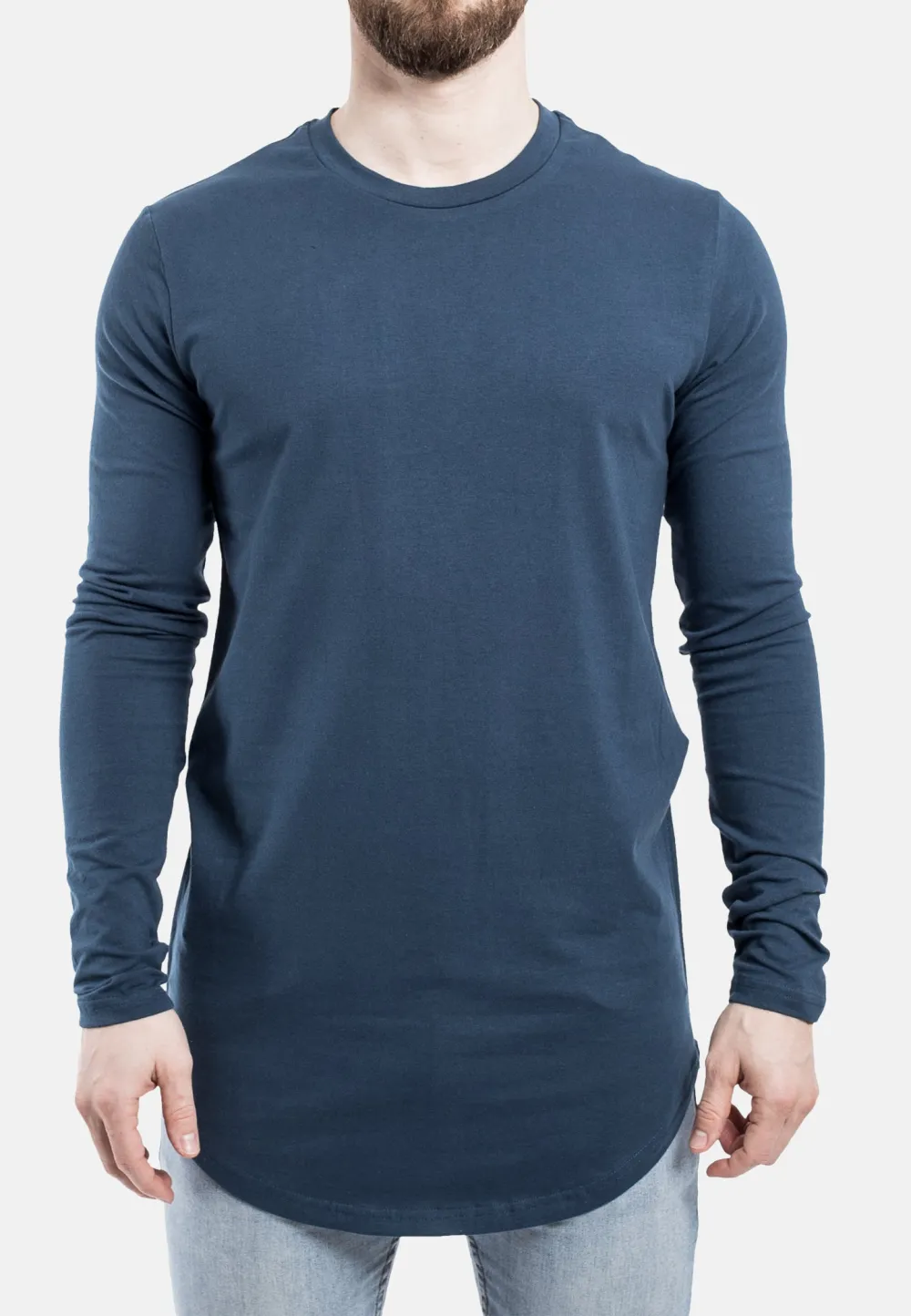 Refined Side Zip Long Sleeve Tee