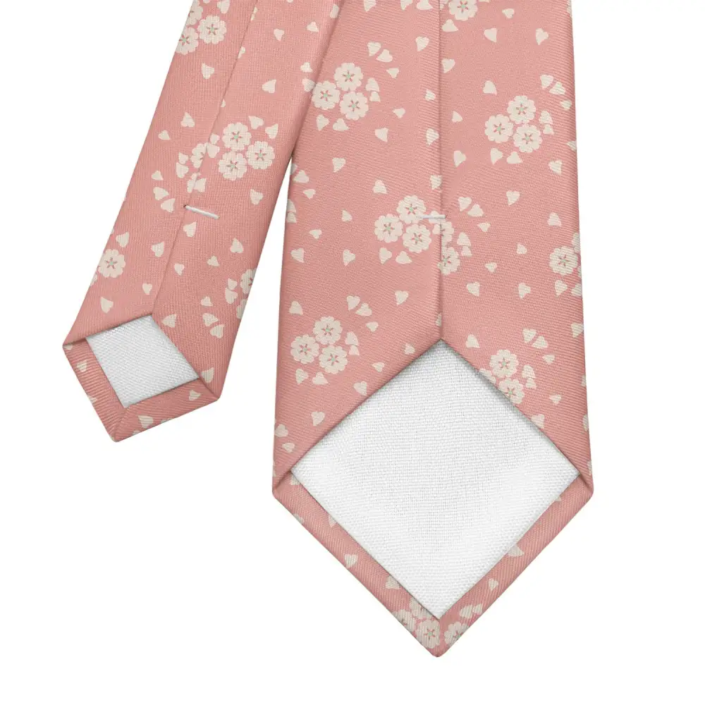 Cherry Blossom Pattern Necktie
