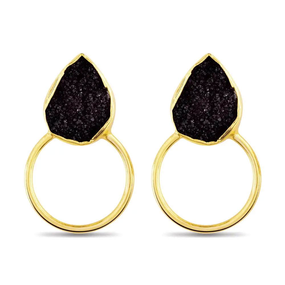 Linear Crisp Artful Hoop Earrings