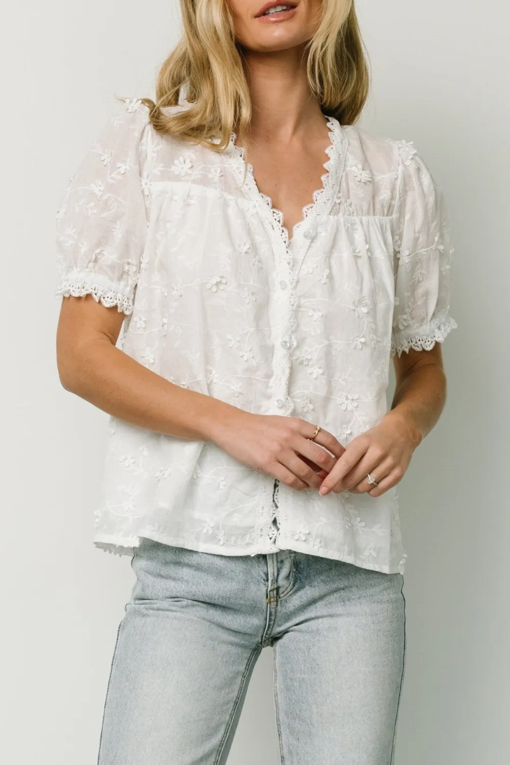 Design Sense Plush Lace Comfortable Shirt