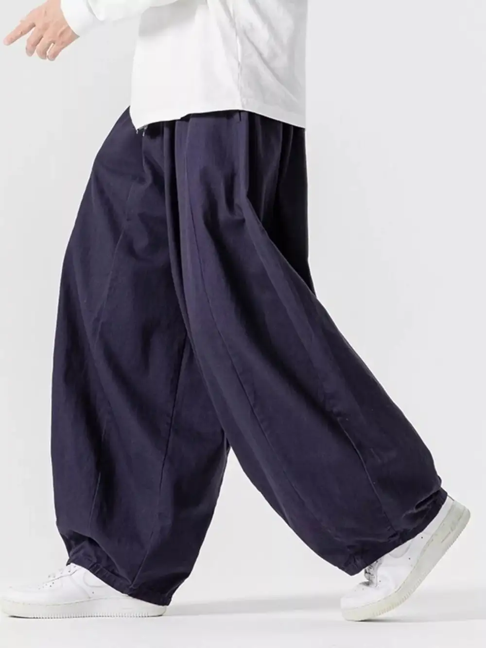 Men's Plus Size Loose Fit Drawstring Waist Casual