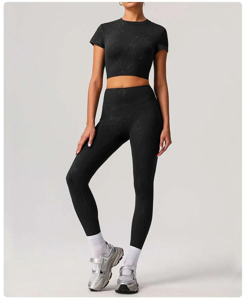 Long-Sleeve Yoga Activewear Active Set
