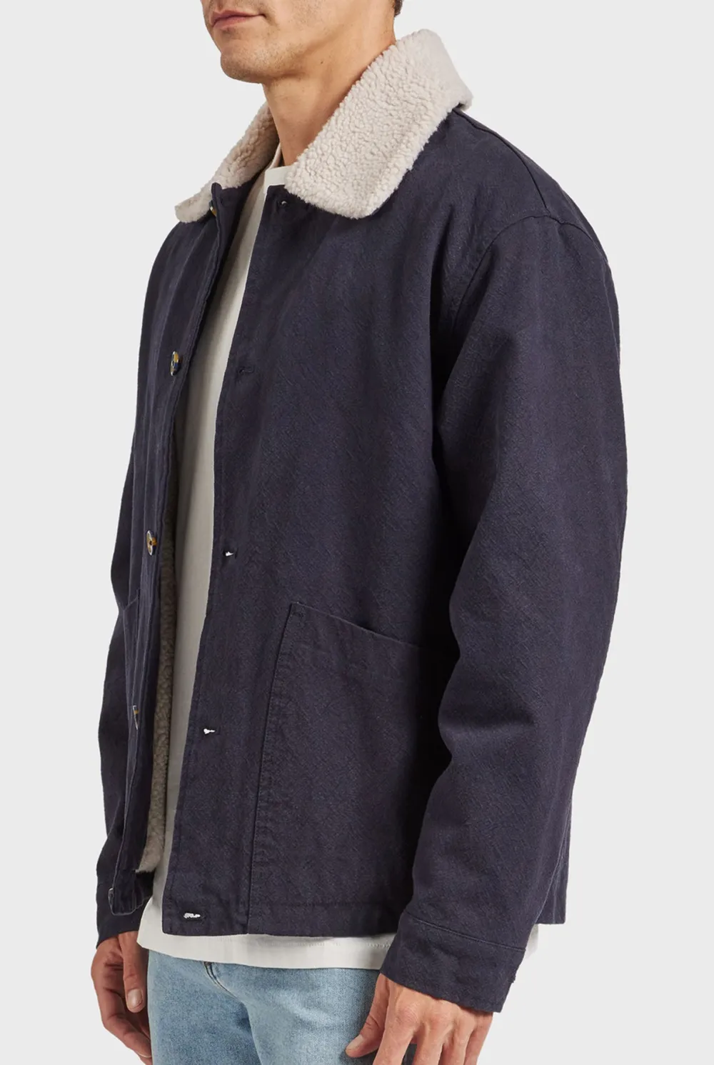 Sherpa Oversized Cotton Jacket