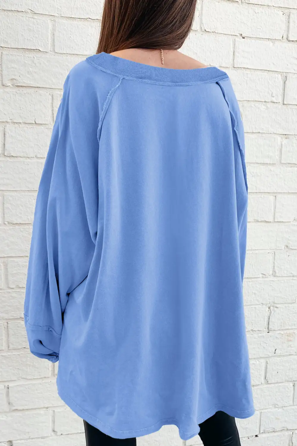 Everyday Relaxed Patchwork Sweatshirt