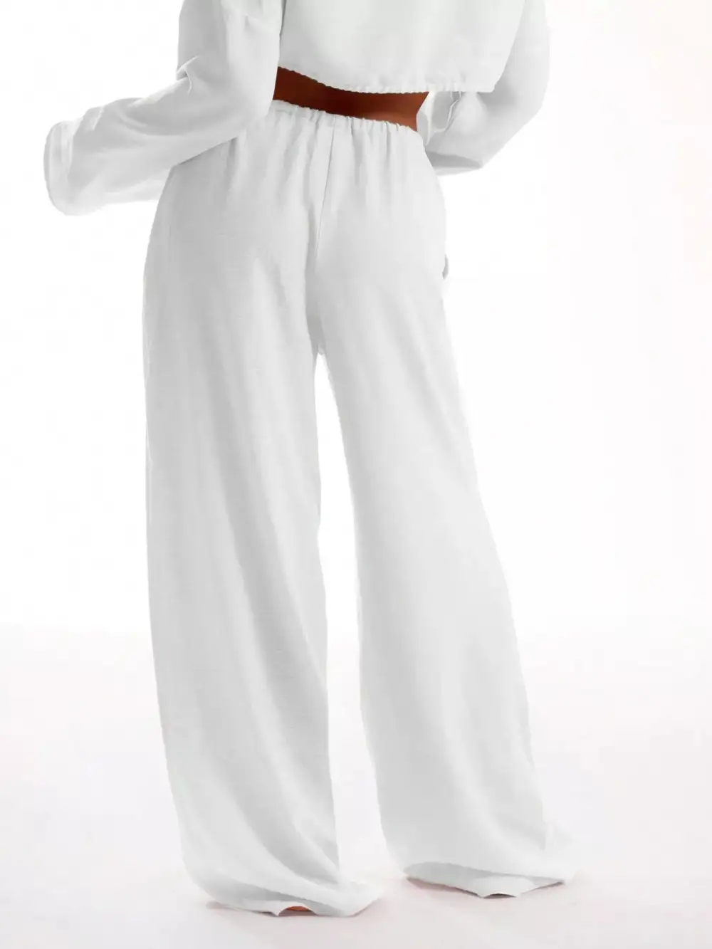 Drawstring Wide Leg Pants