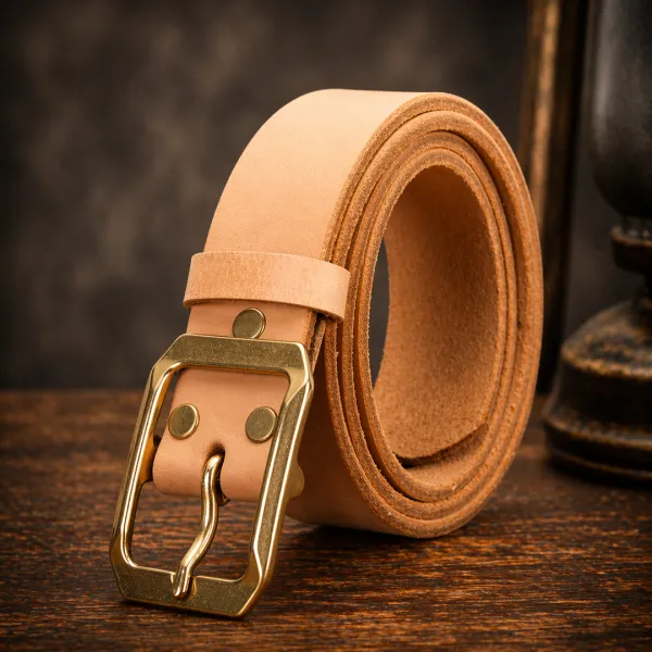 Adjustable Cowhide Daily Belt