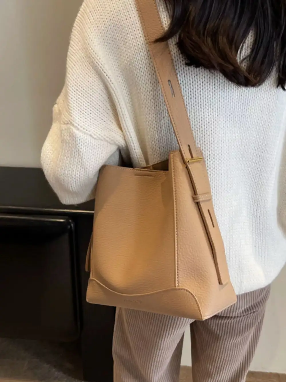 Leather Adjustable Crossbody Bag