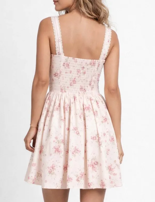 Front Sleeveless Mini Dress