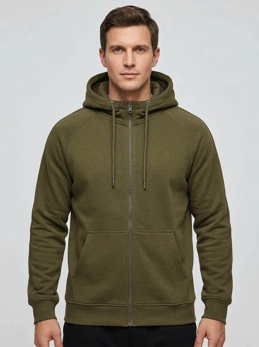 Everyday Geometric Zip-Up Design Men's Sport Jacket