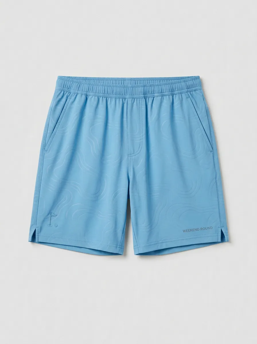 Topographic Golf Athletic Shorts