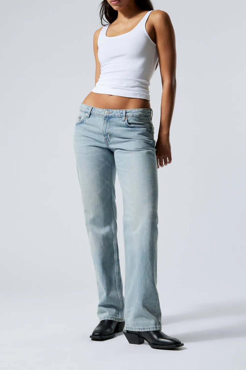 Straight Low Waist Jeans