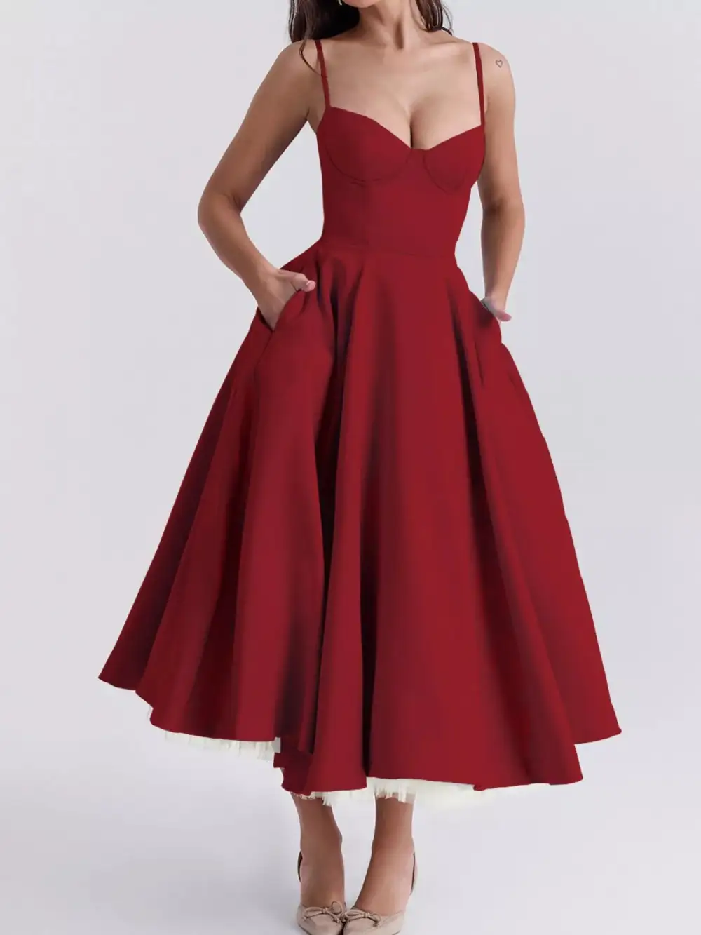 Sweetheart Midi Dress