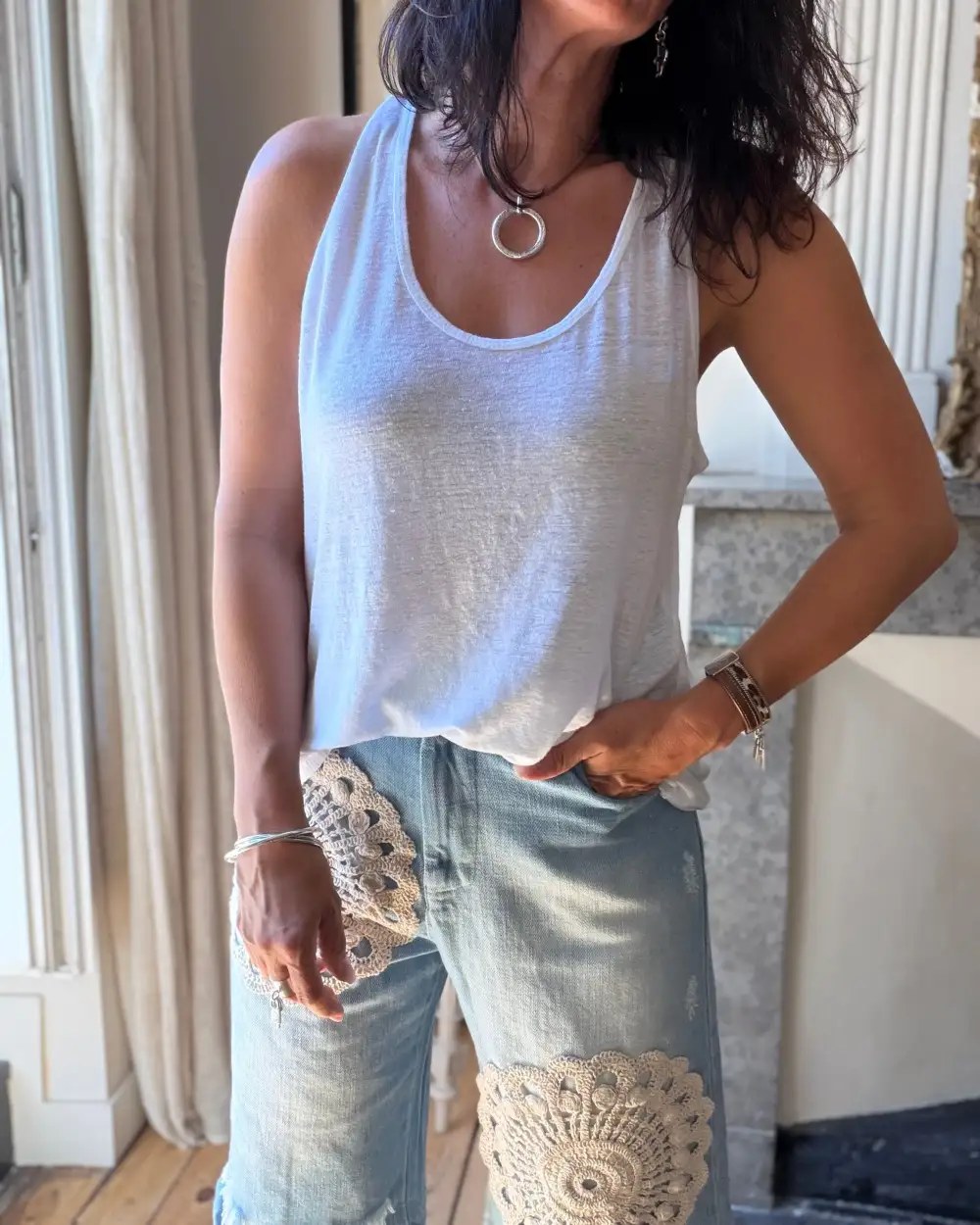Classic Linen Tank Top