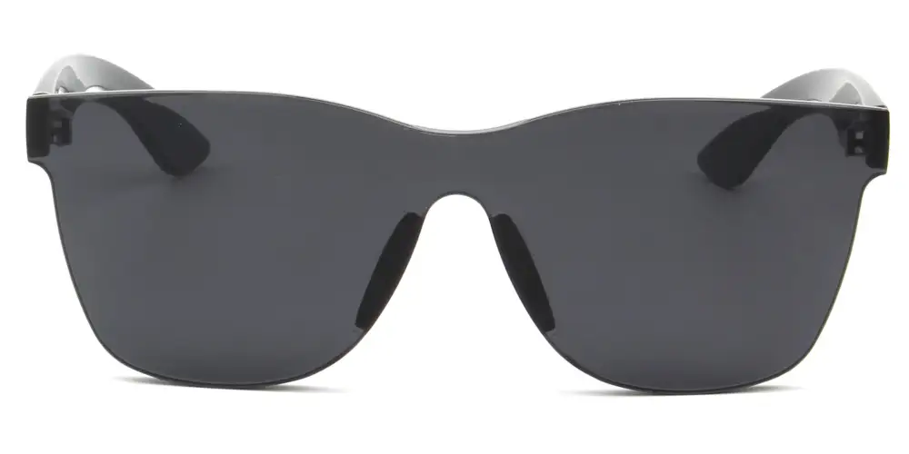 Retro Flat Lens Square Tinted Sunglasses