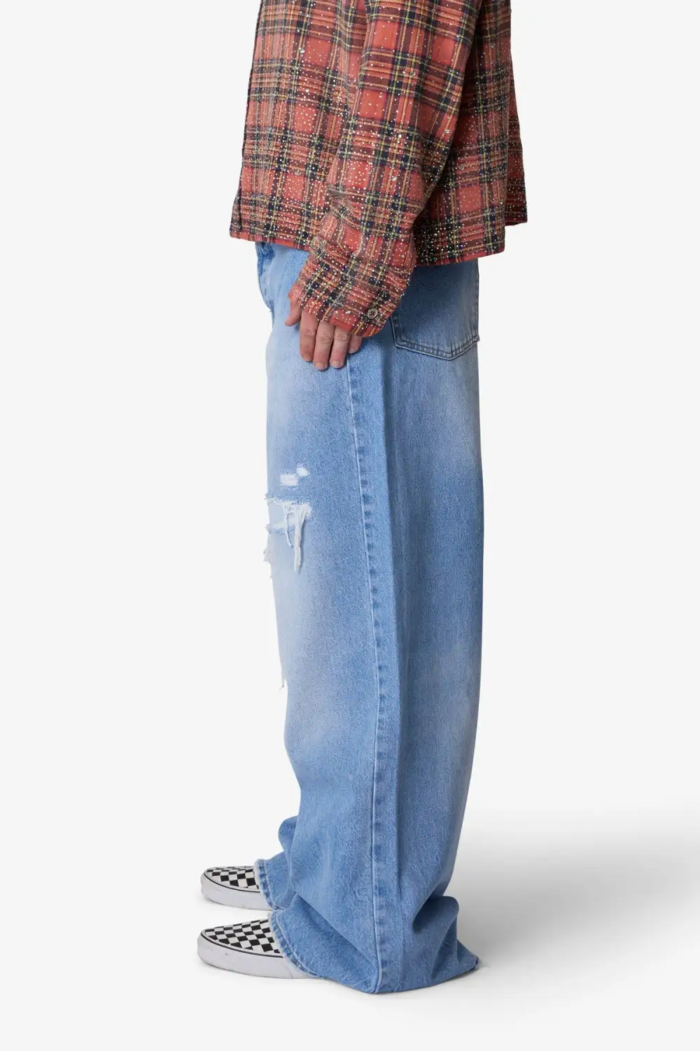 Everyday Patched Jeans