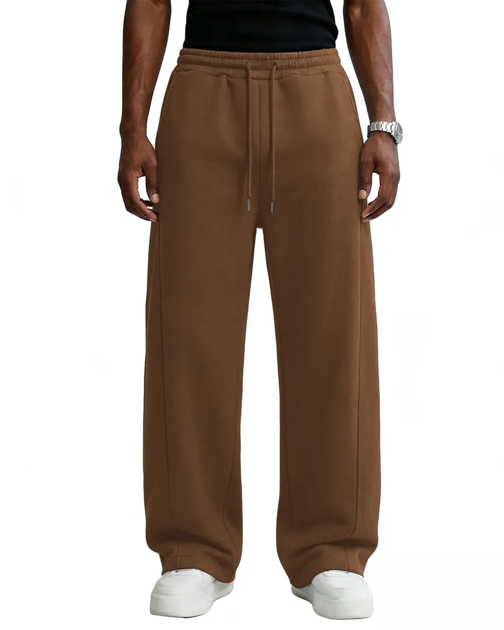Men's Baggy Sweatpants - Khaki