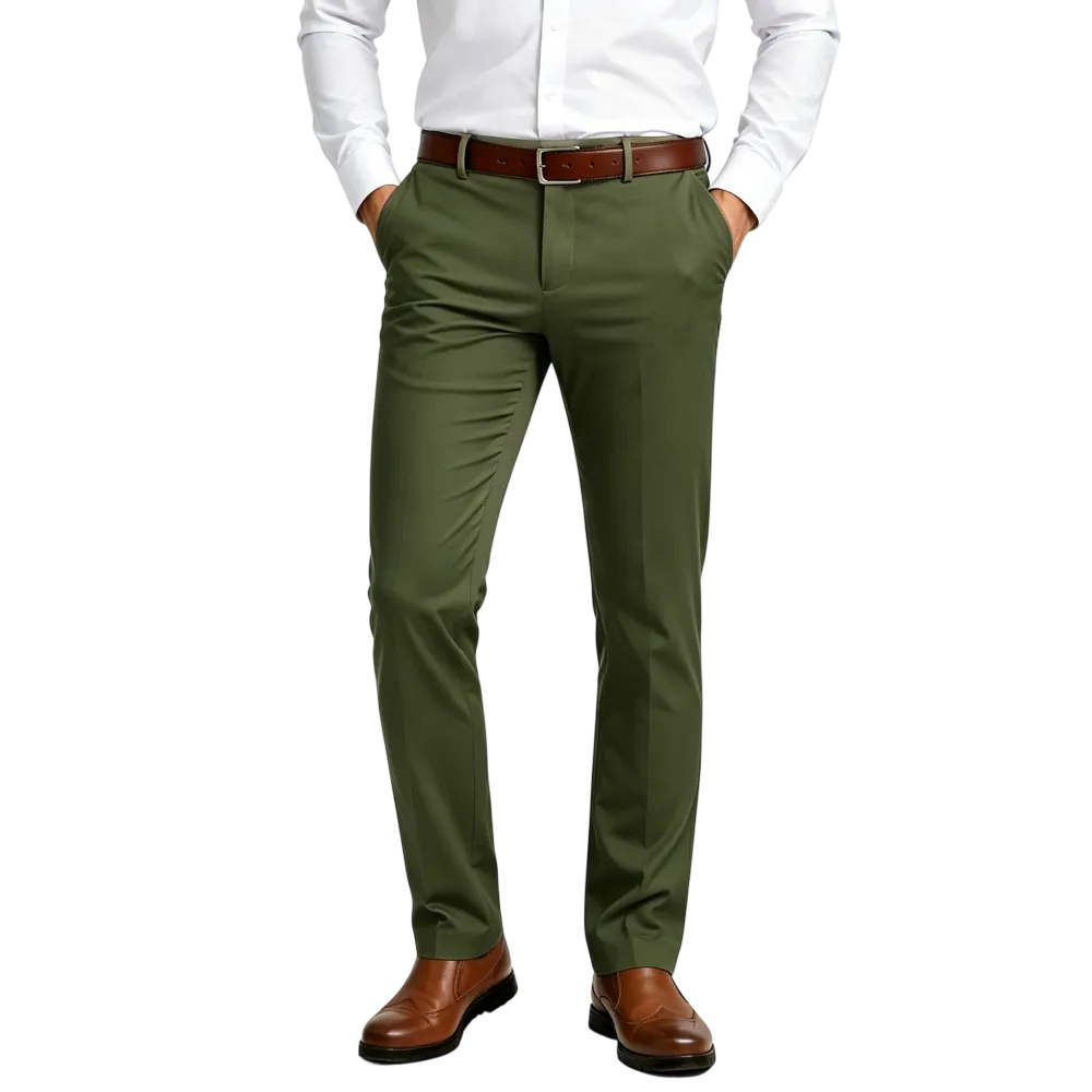 🔥 Men's Flex Stretch Slim Fit Pants | Casual Dress Pants (As low as $1.50 each!)
