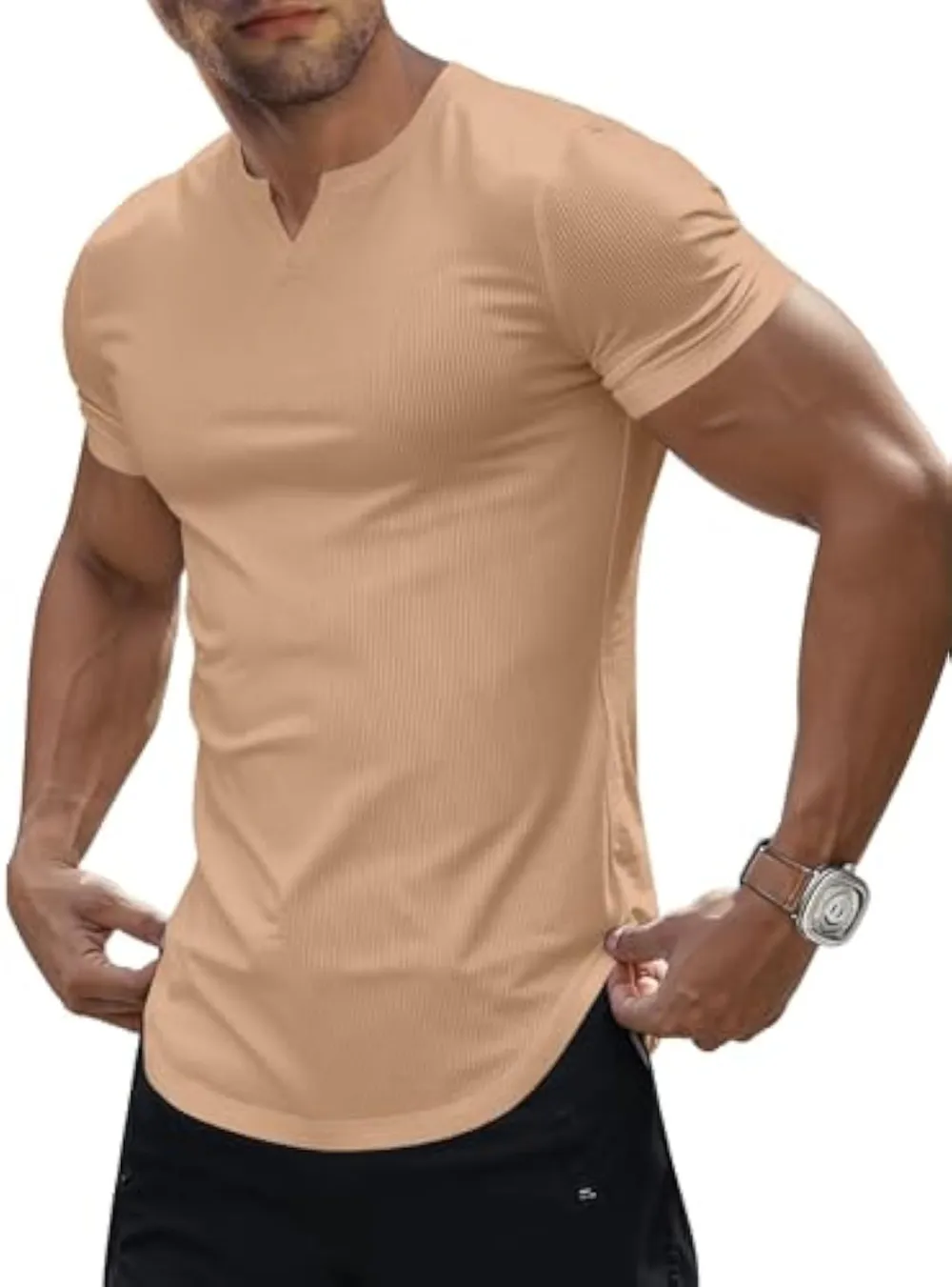 Men's V-Neck Short Sleeve T Shirt