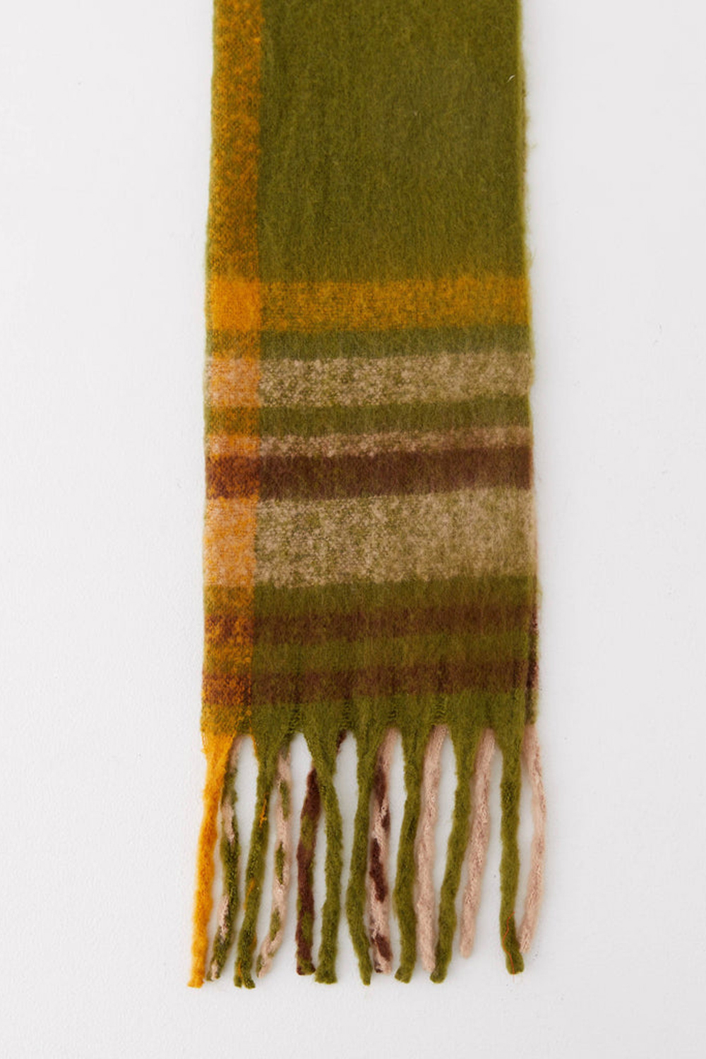 Green Rainier Plaid Scarf