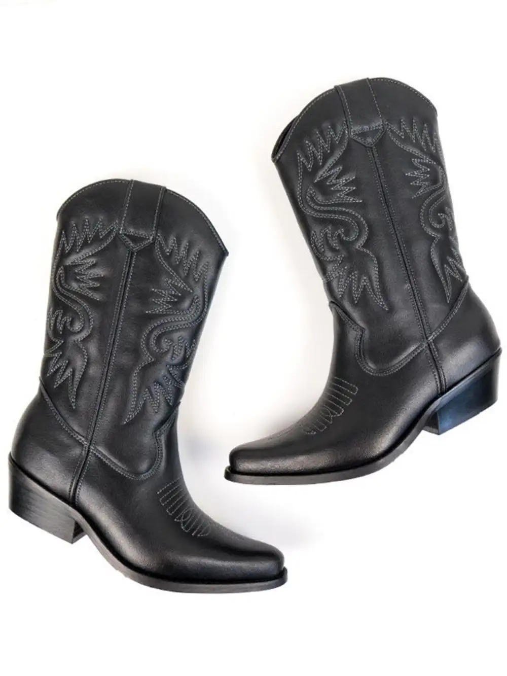 Women's Water Resistant Vegan Leather Western Boots