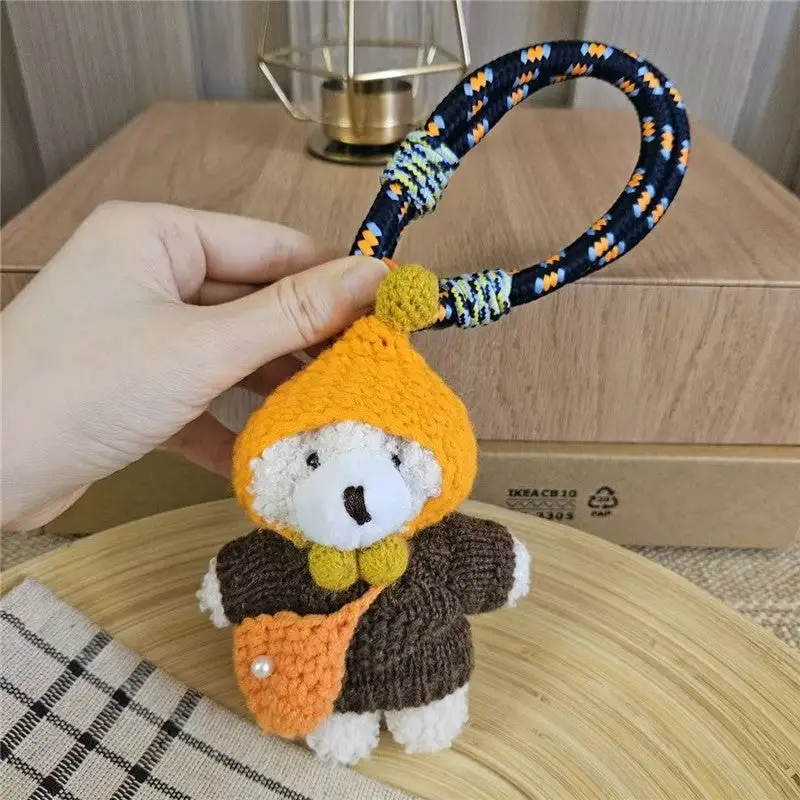 Colorful Dog Keychain with Bag Kyechains