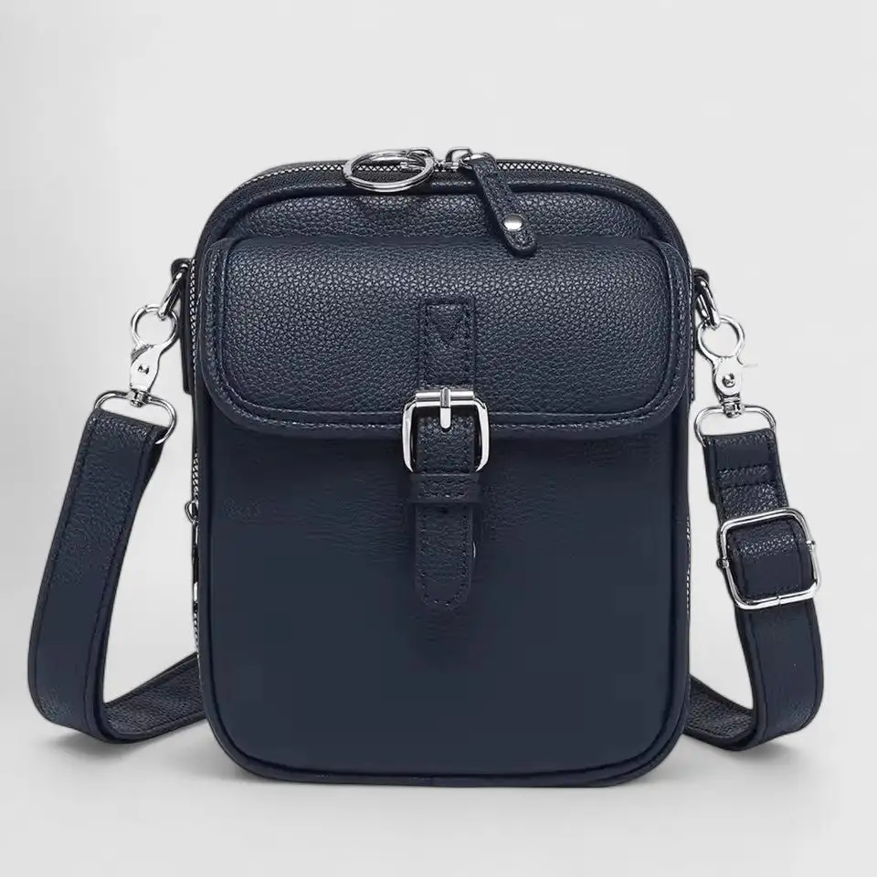 Woven Leather Crossbody Bag
