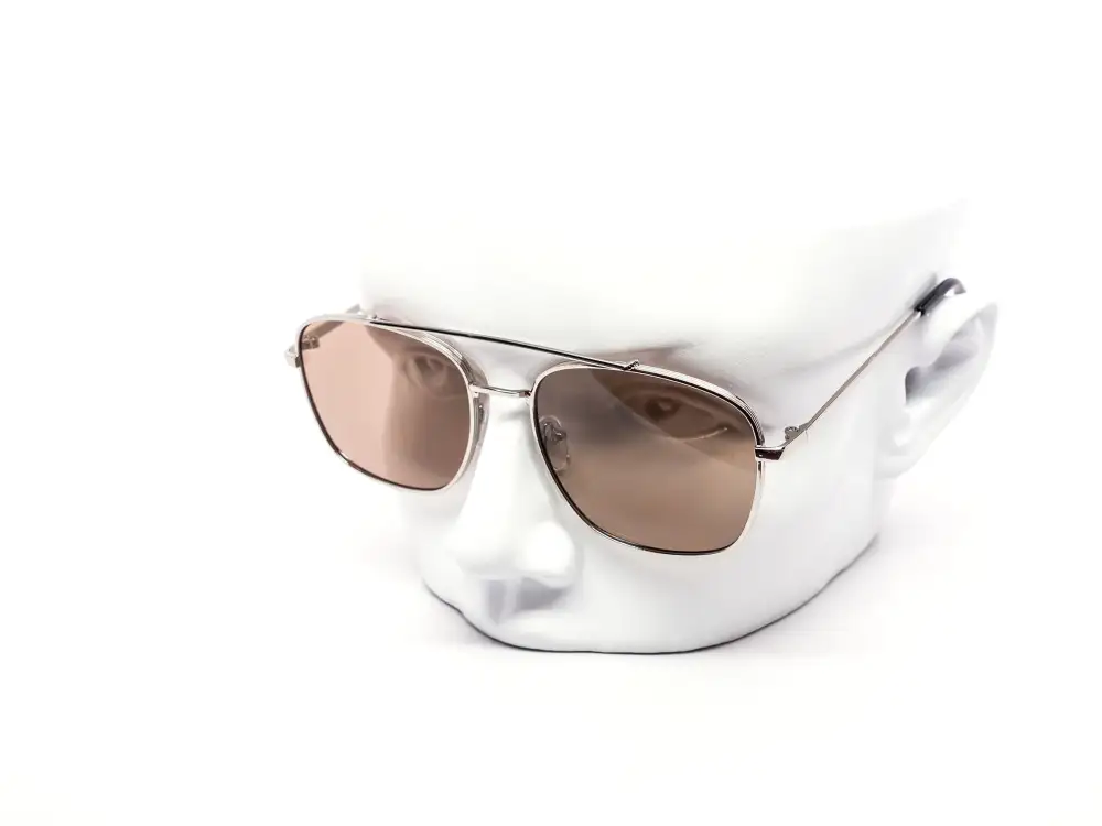12-Pack Modern Square Aviator Gradient Metal Sunglasses